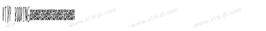 KTXP Booking字体转换